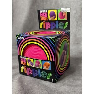 NEW Schylling Super Needoh Ripples XL Pink Giant Squish Stress Ball